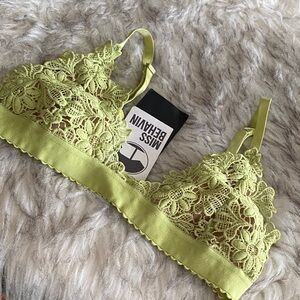 Signature8 Chartreuse Lace Bralette